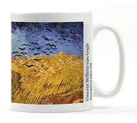 1art1 Vincent Van Gogh Trigal con Cuervos, 1890 Taza Foto 9x8 cm