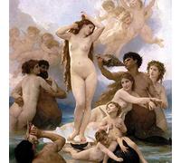 1art1 William-Adolphe Bouguereau Póster El Nacimiento De Venus, 1879 Póster Impresión Artística 70x70 cm