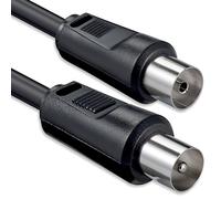 1aTTack 7507298 - Cable de conexión coaxial (2,5 m), Color Negro