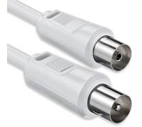 1aTTack AK 500 - Cable de conexión coaxial (5m), Color Blanco