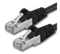 1aTTack - Cable de red FTP Cat 5e con 2 conectores RJ45 Negro 30 m