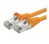 1aTTack - Cable de red SFTP con 2 conectores RJ45 (categoría 5) naranja 3m
