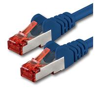 1aTTack - Cable de red SFTP PIMF con 2 conectores RJ45 de doble apantallamiento CAT 6 azul 3m