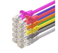1aTTack - Cable de red UTP con conectores RJ45 (cat. 5, 10 unidades), 10 colores 10m