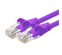 1aTTack - Cable de red UTP con conectores RJ45 (categoría 5) morado 30m
