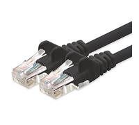 1aTTack - Cable de red UTP con conectores RJ45 (categoría 5) negro 30m