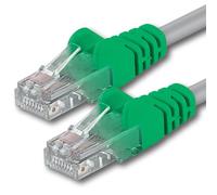 1aTTack - Cable de red UTP cruzado, 2 conectores RJ45, categoría 5, 50 cm