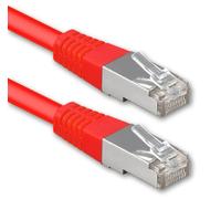 1aTTack.de® 0,25m - rojo - 1 Pieza - CAT6 CAT 6 Ethernet LAN cable de red 1000 Mbit/s CAT6 Doble blindado PIMF 250MHz libre de halógenos compatible con CAT5e CAT6a CAT7 CAT8