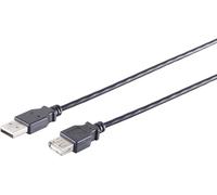 1aTTack.de 1 cable de extensión USB-A, 2.0, negro, 1 m. Con este cable USB estándar, puedes extender una conexión USB existente como tu mouse de PC