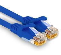 1aTTack.de - 1 cable de red Cat7 de 20 m, Ethernet Cat.7, cable de conexión Lan y Cat 7 para una máxima velocidad de Internet y conecta todos los dispositivos con un conector RJ 45 azul