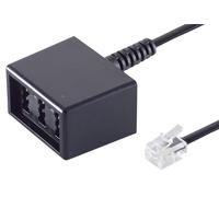 1aTTack.de 1 x 0,15 m - Conector occidental 6/4 a conector TAE NFN