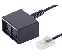 1aTTack.de 1 x 0,15 m - Conector occidental 8/4 a conector TAE NFN F