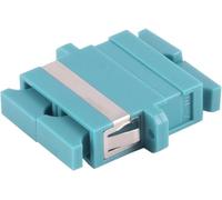 1aTTack.de 10 conectores de fibra óptica Keystone OM3 (UPC o PC) SC dúplex hembra a SC dúplex hembra multimodo aqua