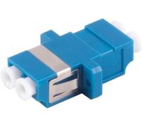 1aTTack.de 10 conectores Keystone de fibra óptica OS1 / OS2 (UPC o PC) LC dúplex hembra a LC dúplex hembra monomodo, color azul