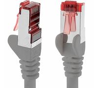 1aTTack.de 10m - 1 pieza - Cable LAN Ethernet Cat6 RJ45 - Gris - Cable de red de alta velocidad para transmisión, juegos, TV y ordenador - Estable y duradero - Perfecto para redes domésticas y de