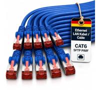 1aTTack.de 10x 2m Cable de red SFTP PIMF Cat6 RJ45 azul