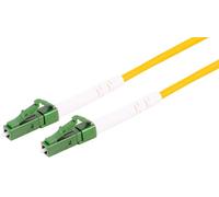 1aTTack.de 1x 10m OS2 LWL SX SIMPLEX cable de conexión G.652.D LC/APC - LC/APC SM MONOMODALE - 9/125 µm LSZH amarillo