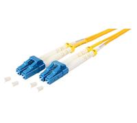 1aTTack.de 1x 1m OS1 / OS2 cable de fibra óptica DX DUPLEX LC/UPC - LC/UPC SM MONOMODALE - 9/125 µm LSZH amarillo