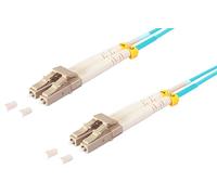 1aTTack.de 1x 2m OM3 LWL DX Cable de conexión DUPLEX LC/UPC - LC/UPC MM MULTIMODALE - 50/125 µm LSZH agua