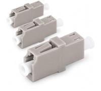 1aTTack.de 3 conectores Keystone de fibra óptica OM1 u OM2 (UPC o PC) LC Simplex hembra a LC Simplex hembra multimodo beige