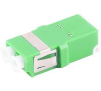 1aTTack.de 3 conectores Keystone de fibra óptica OS1 / OS2 (APC) LC Duplex hembra a LC Duplex hembra monomodo verde