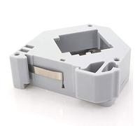 1aTTack.de Adaptador de carril para módulo Keystone RJ45 Red Cat6 Cat7 Cat8 Chinch Audio Antena de 35 mm con muelle de tierra blanco 1 pieza