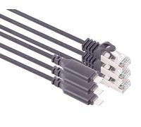 1aTTack.de Cable adaptador USB-C a LAN, 3 unidades, cable adaptador de 1 Gbit de transferencia de datos USB C 3,1 a RJ45 Ethernet Cat6 Cable Compqtible con Smartphone Laptop Macbook 3 metros