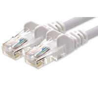 1aTTack.de Cable de Red Cat.6 - Cat6 Cable ethernet Lan 1000 Mbits (PoE) Patch Cable Compatible con Cat5 Cat6a Cat7 Cat8 blanco - 1x 10m