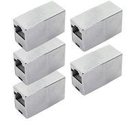 1aTTack.de cat. 6 conectores de cable Conector de cable Cat6 RJ45 blindado metalizado compatible con Cat5 Cat6 Cat7 Cat8 5 piezas