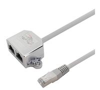 1aTTack.de cat. Adaptador de cable de conexión 5e divisor de cable de red de red Ethernet/Ethernet 0 1 m 1 pieza