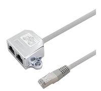 1aTTack.de cat. Adaptador de cable de conexión 5e divisor de cable de red teléfono/Ethernet 0 1 m 1 pieza