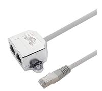 1aTTack.de Cat5e Cat5 adaptador de cable de conexión teléfono - teléfono 0 1 m 1 pieza