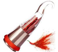 1aTTack.de Molinillo de Guindilla para Copos de Chile y Guindillas Secas, Cortador de Especias Original con Forma de Chile para Cocina y Mesa, Capacidad 80 ml