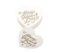 1Bag Valentine's Heart Gift Label Etiquetas de Regalo de Regalo Etiquetas Accesorios para Tarjetas de Invitación para Mejorar La Presentación Romance Ocasión Para Ocasión Para Tarea