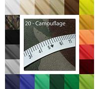 1buy3 "MONACO" Tejido de poliéster impermeable | 1000cm x 160cm | Columna de agua 12.000 mm Color 20 | Camuflaje | Tejido de poliéster 160cm de ancho por metro impermeable EXTERIOR