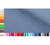 1buy3 Tejido de puños XXL por Metros|Doble: 75 cm Ancho|Simple: 150 cm Ancho|Color: 37 Azul colombino|0,25 m Largo|96% algodón, 4% elastán|más de 50 Colores a Elegir|Jersey