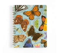 1Canoe2 Cuaderno en espiral con diseño escénico de paisaje de montaña, 120 páginas a rayas, 7 x 9 pulgadas, esquinas redondeadas, tema de la naturaleza (Flutter Friends)