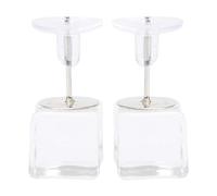 1cm Dice Square for Women Earbob Fashion Ice Cube Earring (1pc)