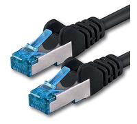 1CONN 1 cable de red Ethernet CAT-6a de 10,0 m, conector RJ-45, SFTP, 10 GB/s, color negro