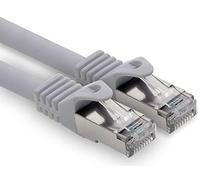 1CONN 2,0m - gris - 1 unidad de cable Ethernet de computadora CAT.7 (cable sin terminar) de red, cable de par trenzado S-FTP LSZH PIMF 10GB con conector RJ45 Cat6a