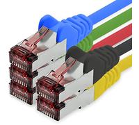 1CONN Cable de Red Cat6 0,5m 5 Colores Vari1 Cable de conexión LAN Cat 6 Cable de Red LAN Sftp Pimf Lszh Cobre 1000 Mbit s