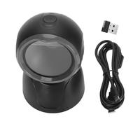 1D 2D Qr Desktop Barcode Scanner inalámbrico Bluetooth 2.4G USB USB omnidireccional escáner automático de Manos Libres para supermercados bibliotecas de Tiendas minoristas con