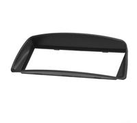 1Din Stereo Radio Fascia, 1 paquete de panel de audio para salpicadero de coche reproductor de CD y marco de navegación, fácil instalación, compatible con C1 2005+ y Aygo AB 2005+, ABS negro