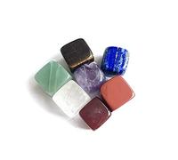 1Este Siete Chakra Stone Natural Crystal Yoga Energía Piedra Cadena de piedra Reiki Curación Cuarzo Decoración de Cuarzo Gems Irregu-Amarillo claro_aprox11mm