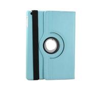 1fortunate Funda Lychee Pattern Protective Cover 360° Rotating Leather Case Suitable for Samsung Galaxy Tab A9 plus-11 inch(Sky-blue)
