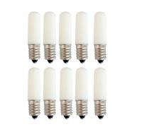 1fortunate lights, 50 unids/lote T15L bombilla de Color E14 1,5 W rojo amarillo azul verde blanco cálido decoración de luz blanca(Warm White,1.5W E14 220V)