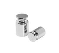 1g/2g/5g/10g/20g/50g/100g gramos medición de peso juego calibración precisa báscula cromada juegos pesas básculas(50g)