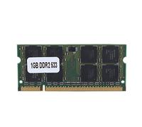 1GB DDR2 533 MHz, Notebook 1GB RAM DDR2 PC2-4200 Memoria para computadora portátil, 1GB DDR2 533MHz 200Pin para Placa Base de computadora portátil Memoria dedicada RAM Totalmente Compatible