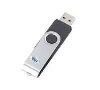 1GB Negro USB 2.0 Palillo de memoria de flash pluma doble dispositivo de salto 2,17 "X 0,71" X 0,24 "