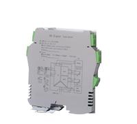 1IN 1OUT DC Signal Isolator 4-20mA 0-20mA 0-75mV 5V 10V Load 500Ω Current And Voltage Distribution Isolation Converter Splitter DC24V(Input 0-20mA,Output 4-20mA)